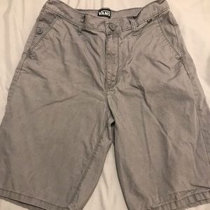 BOYS VANS SHORTS SZ 28 grey